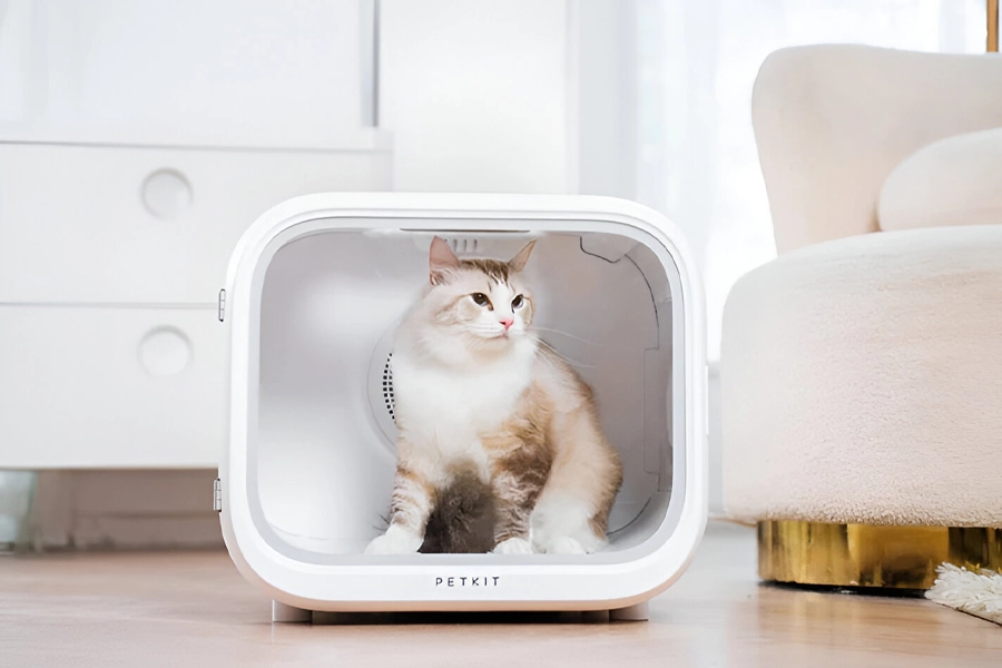 temperature controlled pet drying box