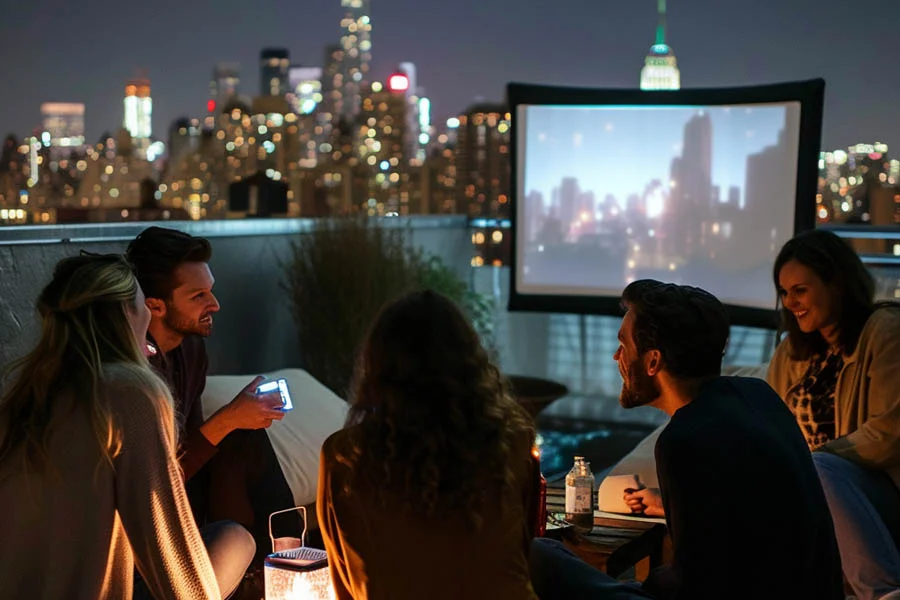 LED projector home cinema
